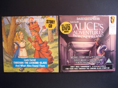 ALICE IN WONDERLAND + STORY CD, A DAILY/SUNDAY EXPRESS PROMOTION (1 DVD + 1 CD)
