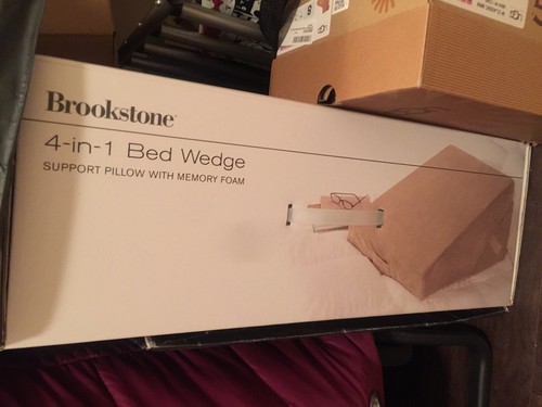 Upc 642893007188 4 In 1 Brookstone Memory Foam Bed Wedge Back