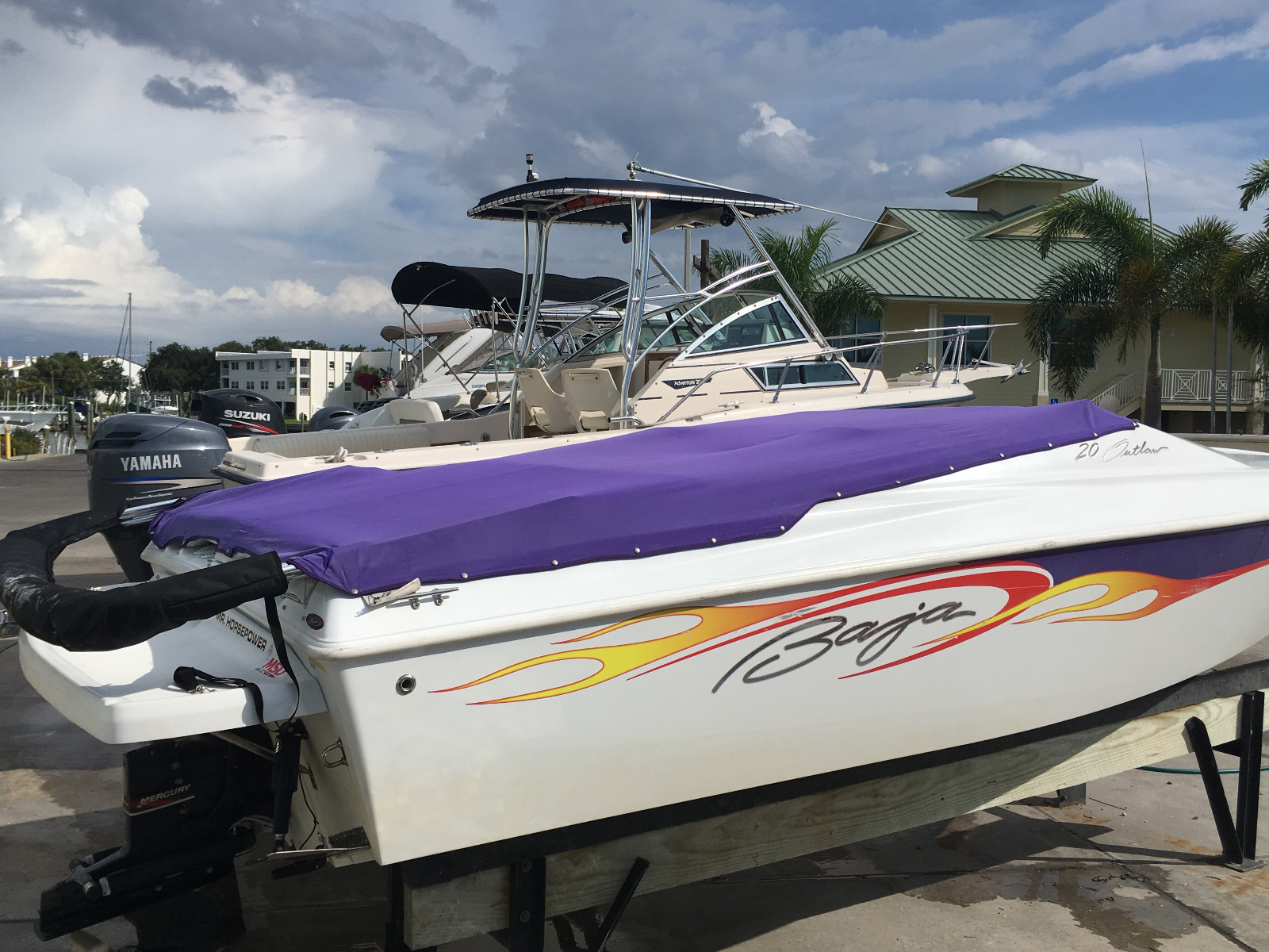 2004 BAJA Outlaw 20' Power Boat very clean low hours and 2008 Heritage Trailer
