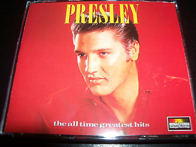 Elvis Presley All Time Greatest Hits Best of Early Print Australia 2 CD Like (Best Rock N Roll Albums Of All Time)