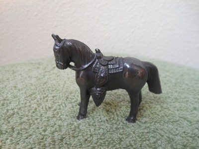 Metal Western Toy Horse Vintage Hollow 2 1/2 inch