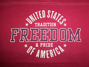 Old-Navy-USA-Freedom-Tradition-Pride-Patriotic-Red-Graphic-Print-T ...