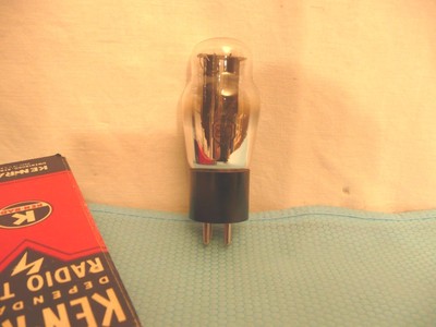 KEN-RAD #80 TUBE VINTAGE OEM and (1) ORIGINAL KEN-RAD #80  BOX Made in U.S.A.