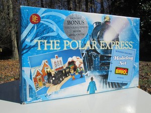 BRIO-POLAR-EXPRESS-HOLIDAY-TRAIN-SET-RETIRED-AND-RARE-FACTORY-SEALED 