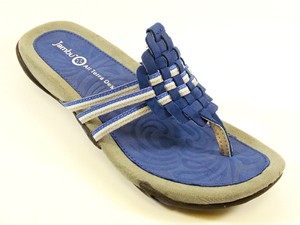 JAMBU-LEAF-WOVEN-LEATHER-NYLON-THONG-SPORTS-SANDAL-COBALT-BLUE-MSRP-89 ...