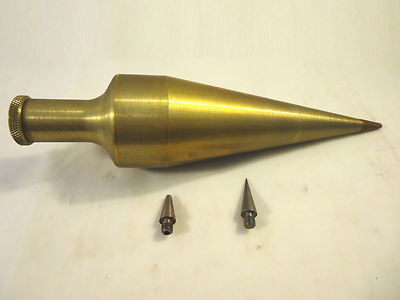 Brass Plumb Bob, 32 oz. New, Made ...