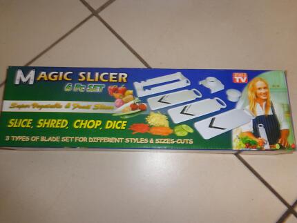 Magic Slicer 6 Pc Set Slice, Shred, Chop, Dice Waterford West Logan 