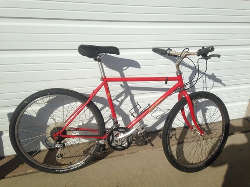 specialized stump-jumper mtb classic 18" red hardtail