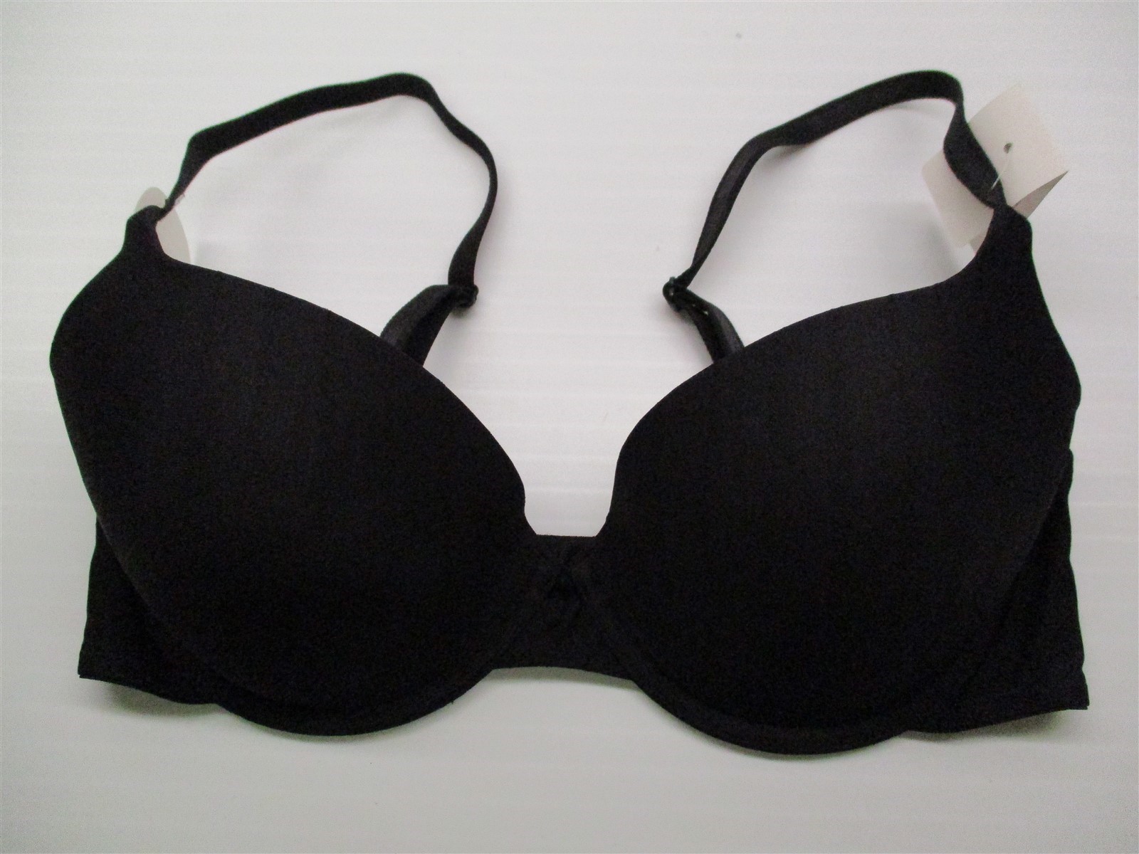 UPC 090649711535 product image for 34d Vassarette Br923 Demi Coverage Underwire Lined Black Bra Style 75-760 | upcitemdb.com