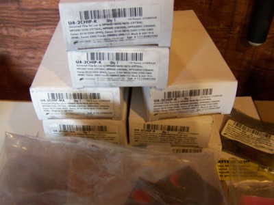 HP toner  reset chip lot.  50 plus chips !  Static control / uninet /graphic tec