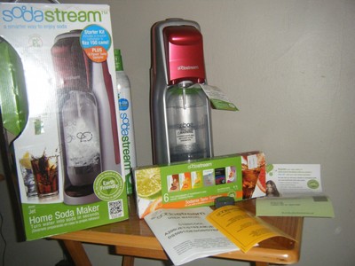 SodaStream Red & Silver Jet Home Soda ...