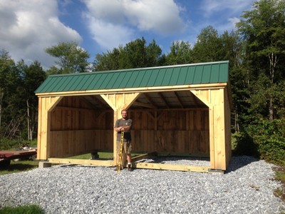 Run in Shed DIY PLANS 12x20 Loafing Shed, Livestock, Horse Shelter