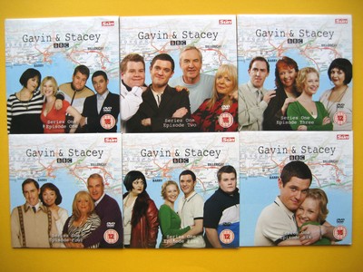 GAVIN & STACEY TV SERIES 1 DVD COLLECTION, THE SUN NEWSPAPER PROMOTION (6 DVD'S)