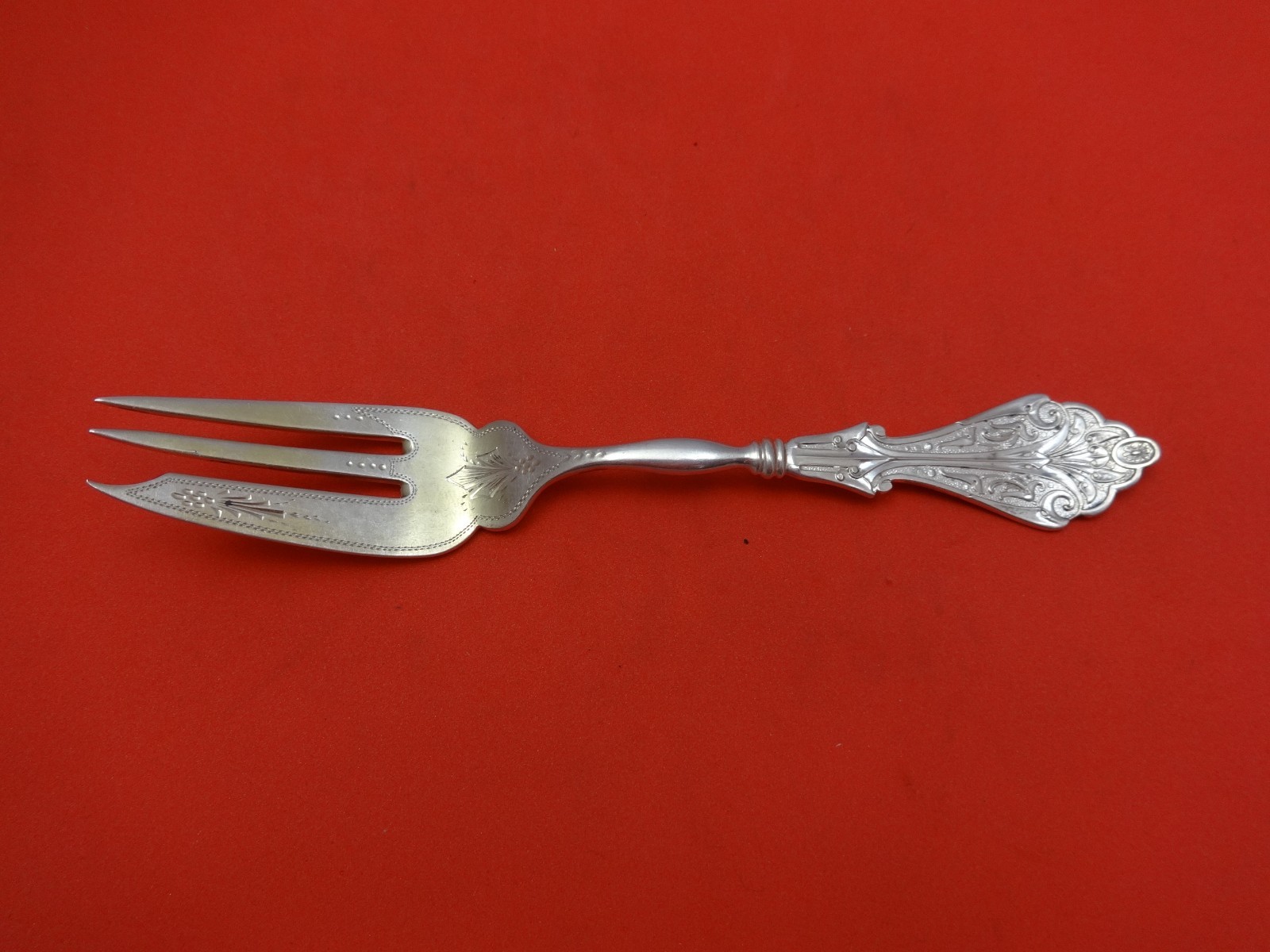 Corinthian by Sharp Sterling Silver Salad Fork GW BrightCut 3