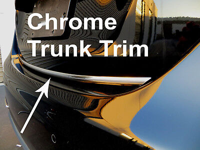 Fit Chrysler 2001-2018 Models Tailgate TRUNK Trim Molding - CHROME Style