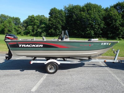 1997 Tracker Pro Aluminum Deep-V Console Boat Mercury Outboard NO RESERVE NJ