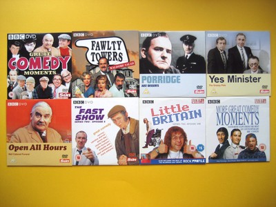 GROUP OF COMEDY DVD'S FROM VARIOUS SUN/NOTW NEWSPAPER PROMOTIONS (8 DVD'S )
