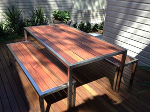 Custom Made Brand NEW Stainless Steel Timber Outdoor 