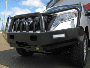 toyota prado steel bull bar #3