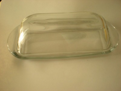 Clear Glass Butter Dish by Anchor Hocking ...