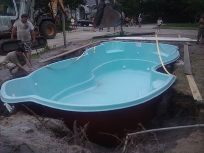 FIBERGLASS POOL SHELLS STARTING AT 14x30x6 $11,400 ...