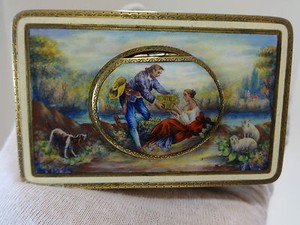 ANTIQUE-ENAMEL-SINGING-BIRD-BOX-EROTIC-AUTOMATON-MUSIC-BOX-Watch-video