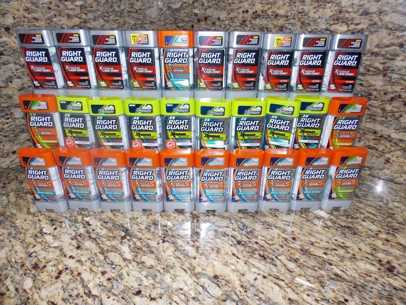 LOT OF 30 NEW Right Guard Xtreme 4 oz GEL Deodorants ARCTIC