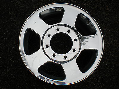 FORD  F250SD  F350SD PICKUP 2005 - 2007 WHEEL RIM ALLOY USED FACTORY OEM 17"