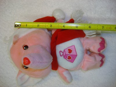 Care Bear Pink Lotsa Heart Christmas Santa Elephant Plush Stuffed Animal Doll