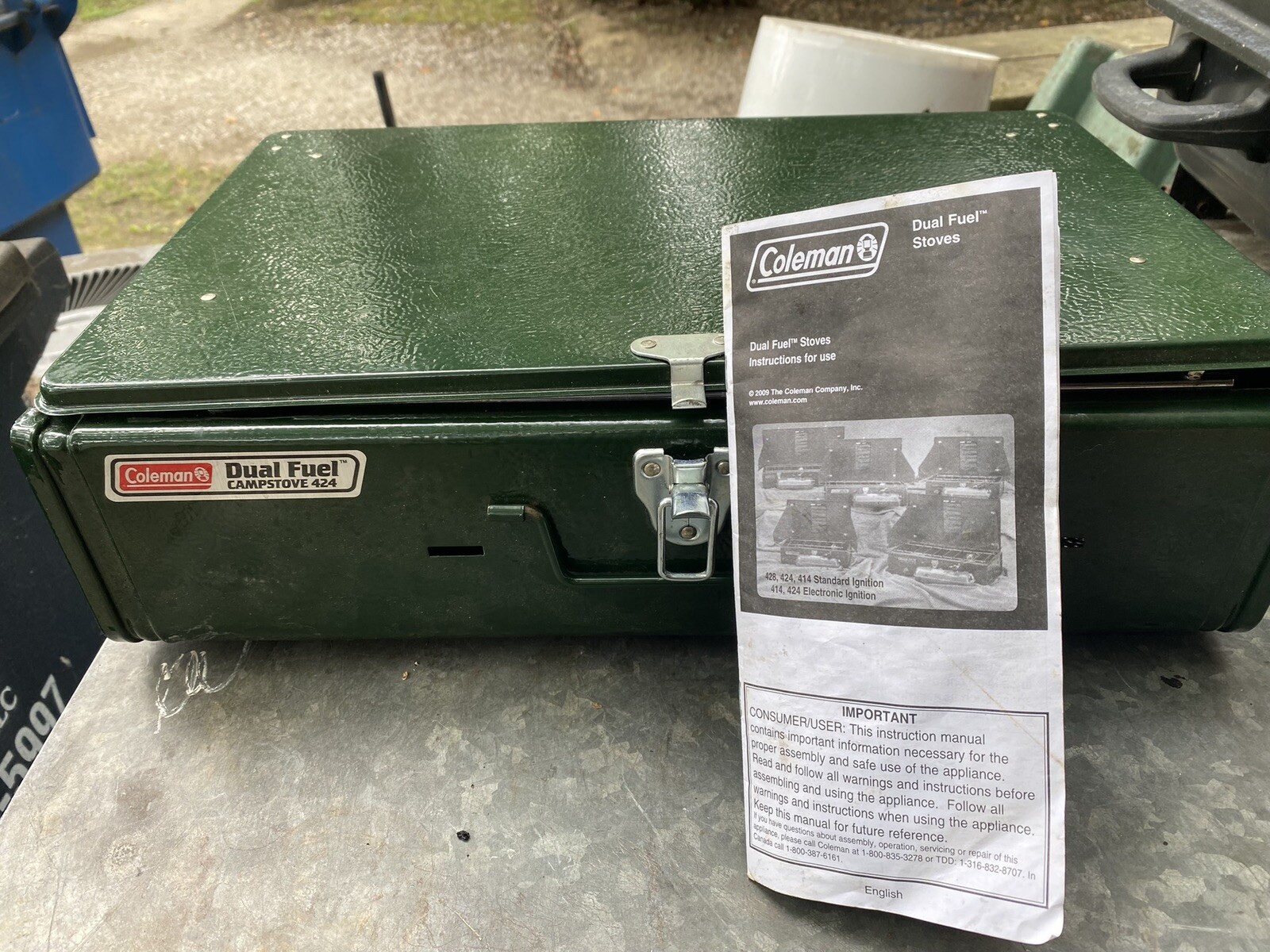 COLEMAN DUAL FUEL CAMPSTOVE. MODEL 424 海外 即決 | pisoeletrico.com.br