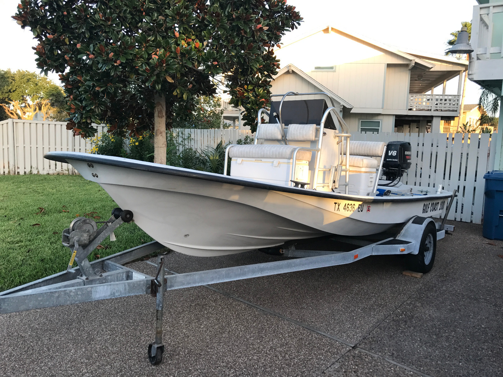 1991 Gulf Coast 200(21') 150 Evinrude Spitfire, Trailer