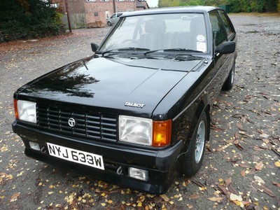 1981(W)Talbot Sunbeam Ti 1.6 Series 2.Black,Very rare 2 owner example.Only 78000