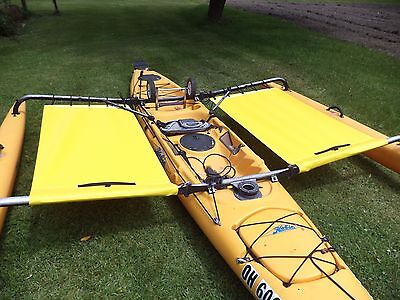 Side Trampoline  yellow  for  hobie Adventure Island  Kayak 2014 and earlier
