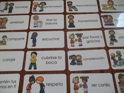 23 Manners in Spanish themed Flash Cards. ...