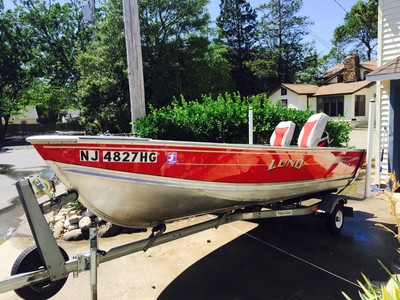 14 ft. Aluminum Lund w/ 2 motors / Trailer and several nice extras