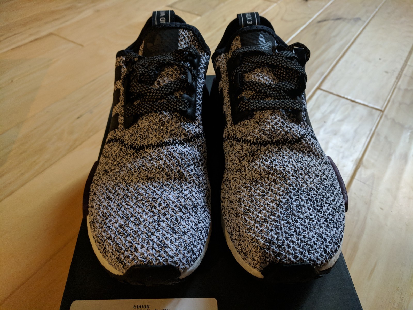 DS New Womens Adidas NMD R1 W Maroon Grey Black White S75231 DS New Womens Adidas NMD R1 W Maroon Grey Black White S75231