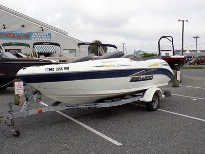 2002 SeaDoo Challenger 20' - Mercury Sport Jet - NO RESERVE