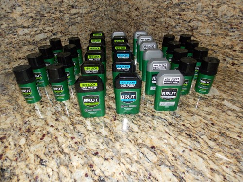 LOT OF 34 ~ NEW BRUT Antiperspirant Deodorant Classic