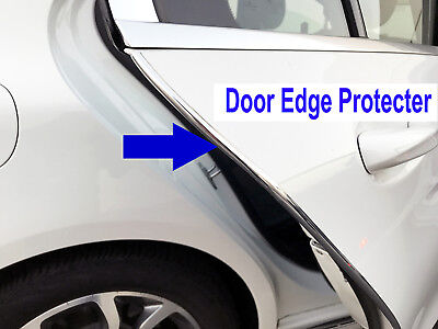 4pcs CHROME DOOR EDGE GUARD Flexible Protection Trim Molding for Chevy 2004-2018