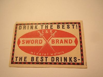L & K Sword Brand mineral waters - Drink the best! /