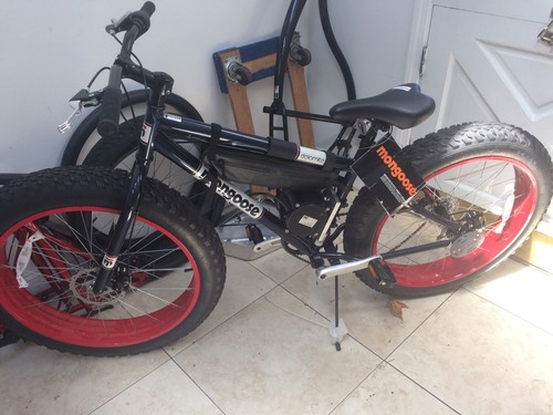 New Mongoose Electric Mountain Bike With Lots Of Extra Parts