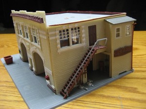 of 5 Buildings Train Repair Shed Train Fire Station HO Scale | eBay