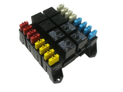 ATC ATO Blade Fuse and Mini Relay Block Panel Holder 12v ... bussmann automotive fuse relay box 