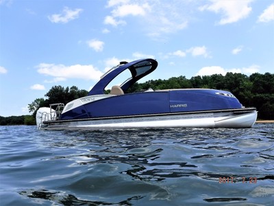 Harris Crown SL250 350 Mercury Pontoon
