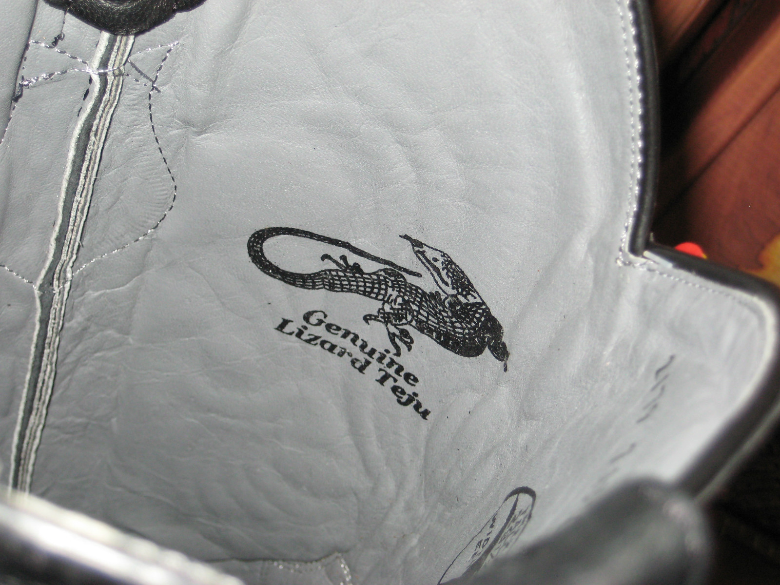 Pre-owned Los Altos Boots Los Altos Men Black Genuine Teju Lizard Western Cowboy Boot J-toe Ee+ Width