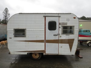 1964 Pathfinder Travel Trailer Antique Vintage Canned Ham