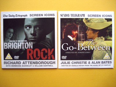 BRIGHTON ROCK/THE GO-BETWEEN , A DAILY/SUNDAY TELEGRAPH PROMOTION (2 DVD'S)