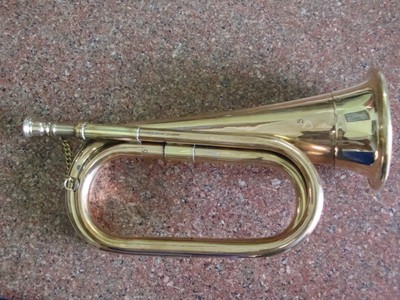 Bugle Brasswind Musical Instrument Army Bigul BRASS BAND MUSICAL INSTRUMENT