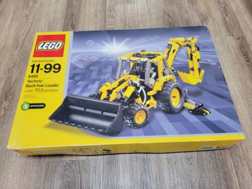 LEGO Technic 8455 Back-Hoe Loader - Excellent Condition w/Box  ***VERY RARE***