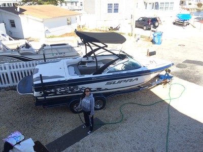 2011 Supra Sunsport 22V Ski/Wakeboard Boat Ballast, zero off loaded